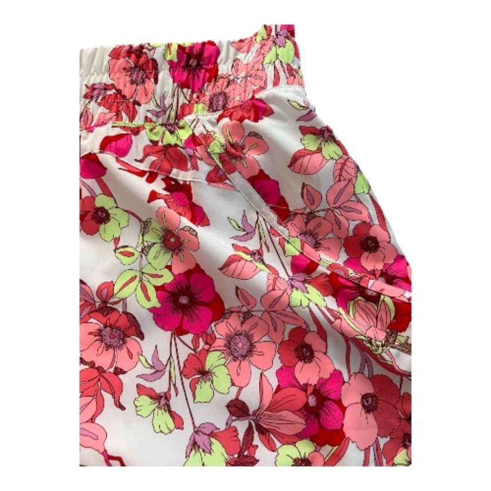 🆕 NWOT Avia women’s pink multicolor floral athletic shorts | size L - Picture 5 of 8
